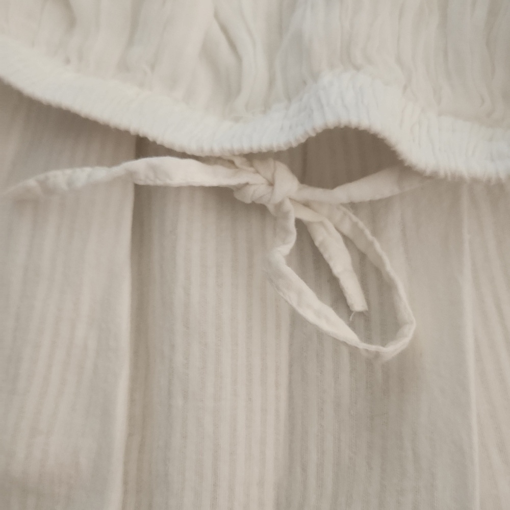 Women's White Lace Tiered Midi Skirt - Picture 6 of 7